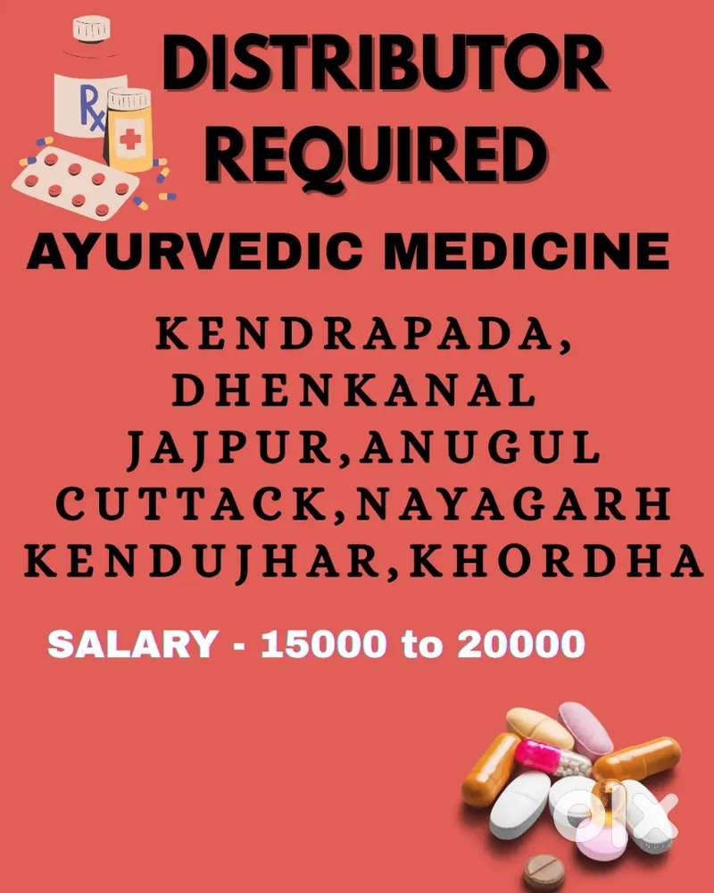DISTRIBUTOR REQUIRED IN ALL OVER ODISHA
