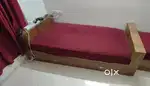 Plywood Single Bed/Diwan with storage and Kurlon mattress