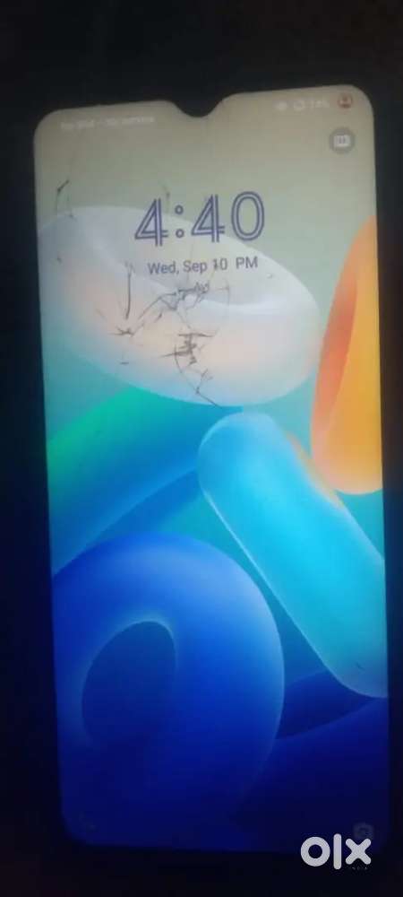 Vivo y75 5G 6 128 all original tach krak only mobile