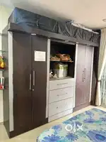 Complete Bedroom Furniture Set - Bed Wardrobe, Dresser