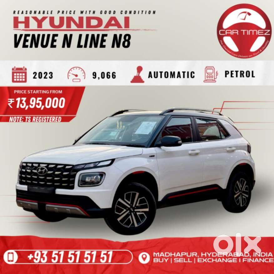 Hyundai Venue N Line 1.0 N8 Turbo DCT, 2023, Petrol