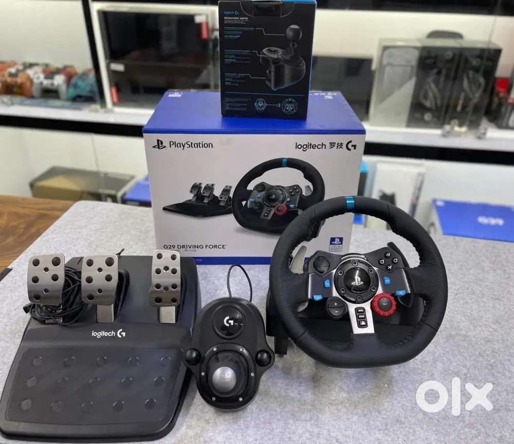Logitech G29 Driving Force Racing Wheel, for PS5, PS4, PC, Mac - Black