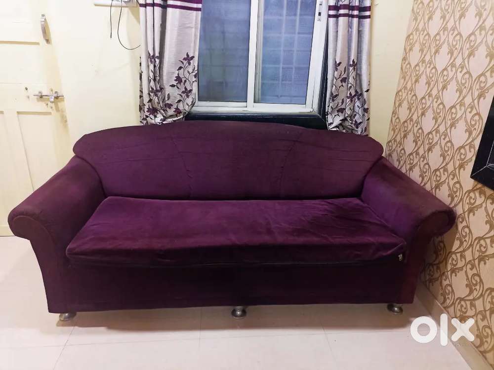 New looking 3 seater original teak wood sofa for sale