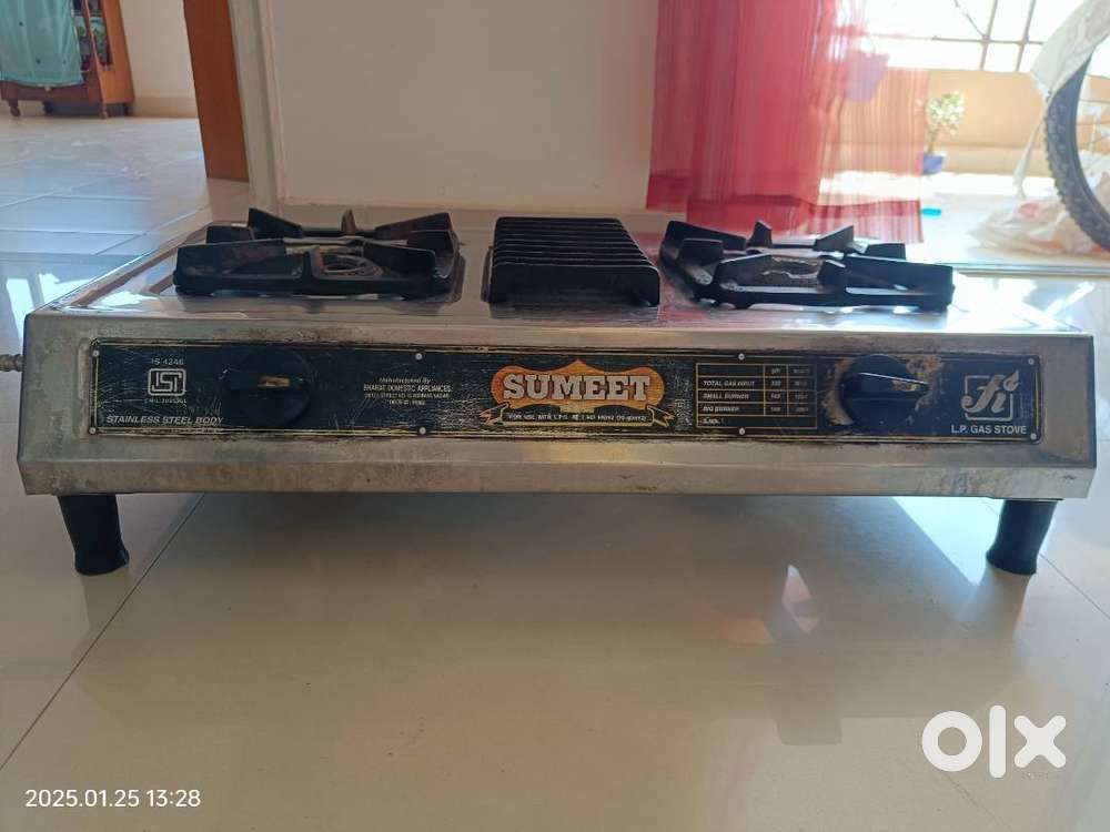 Stainless Steel 2 burner LPG stovee