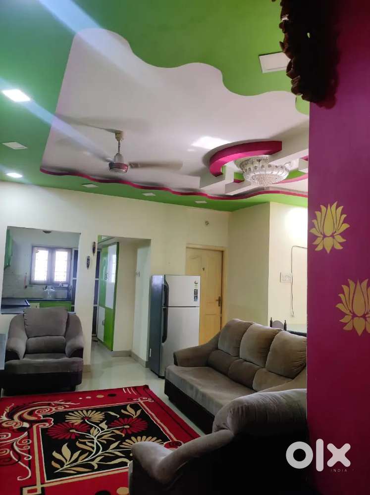 Fully furnished 2bhk rent for bachelors/spinster/family at Perumbakkam