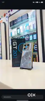 Infinix gt 20 pro 5g 11.month nice model nice game playing coolingset