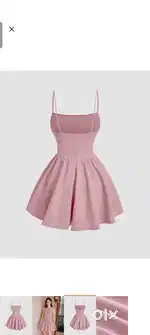 Sleevless one piece knee length
