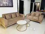 Sofa and center table