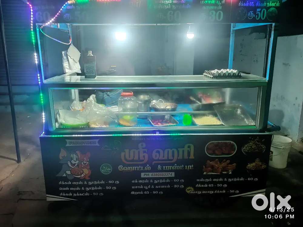 Fried rice food vehicle 6 ,3 1/2 feet