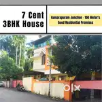 Near Main Road Kumarapuram 7 Cent BHK old House