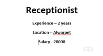 Receptionist