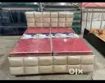 Brand new double bed with box storage surajpur