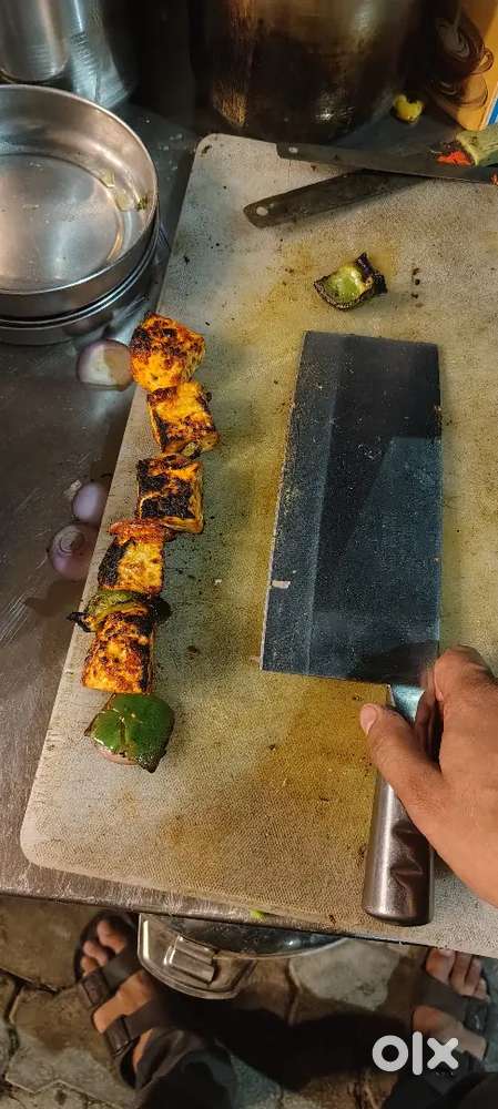 barbeque chef for soya chaap