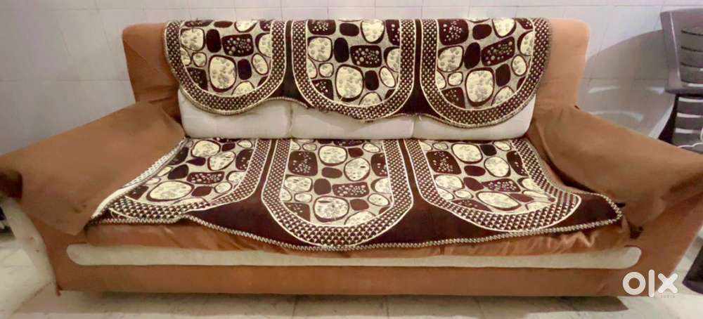 Brown colour sofa