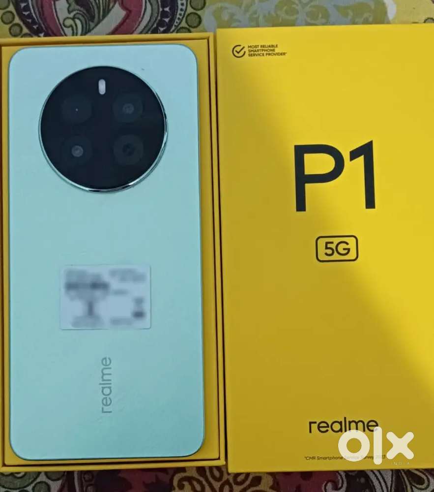 Realme p1 5g with original charger box