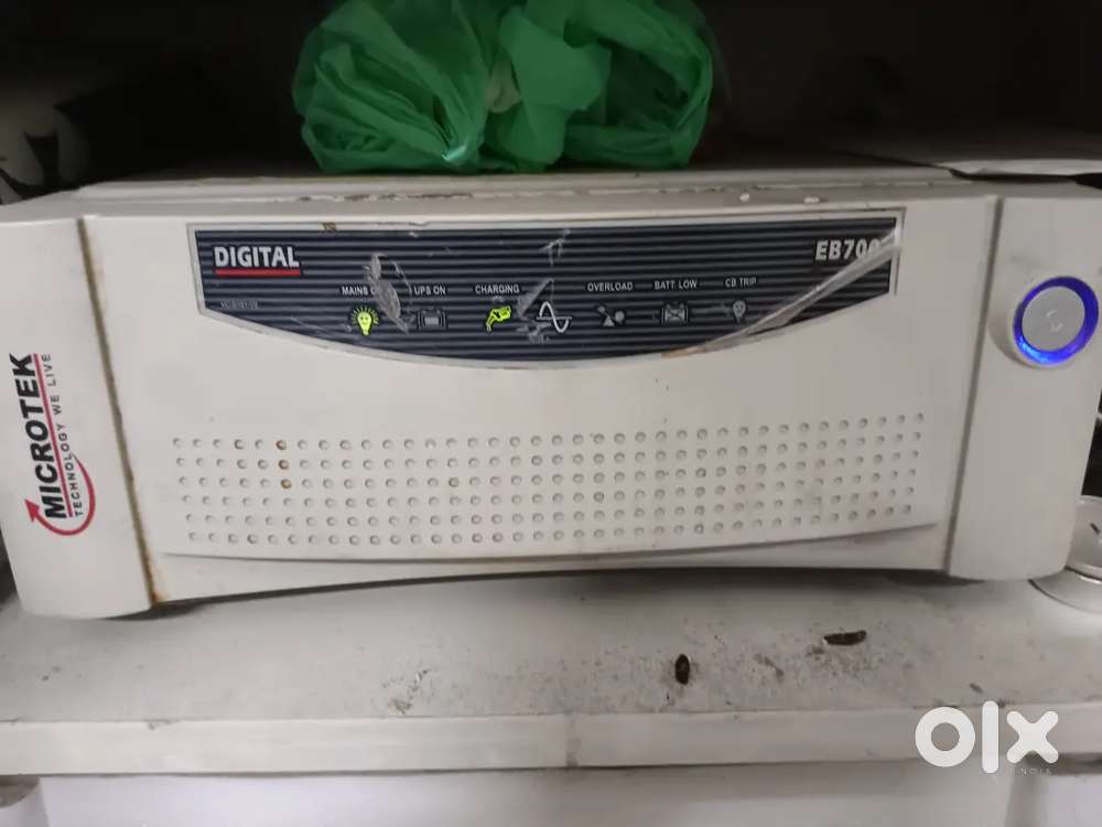 Microtek EB700 + Luminous 100ah Battery for sale