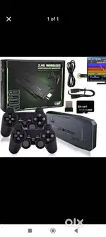 4kWireless Video Gaming Console Stick for TV with Built-in Retro Games