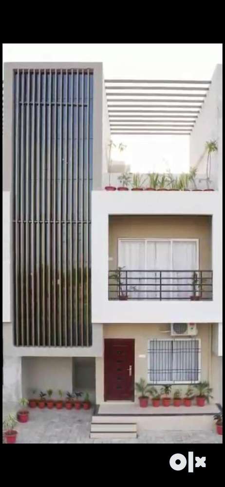 Row house 3bhk brand new ready to move semi furnished