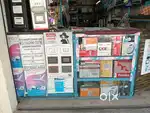 Elec shop ji pipes stands with frunt counter