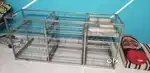 Stainless steel kitchen trolley