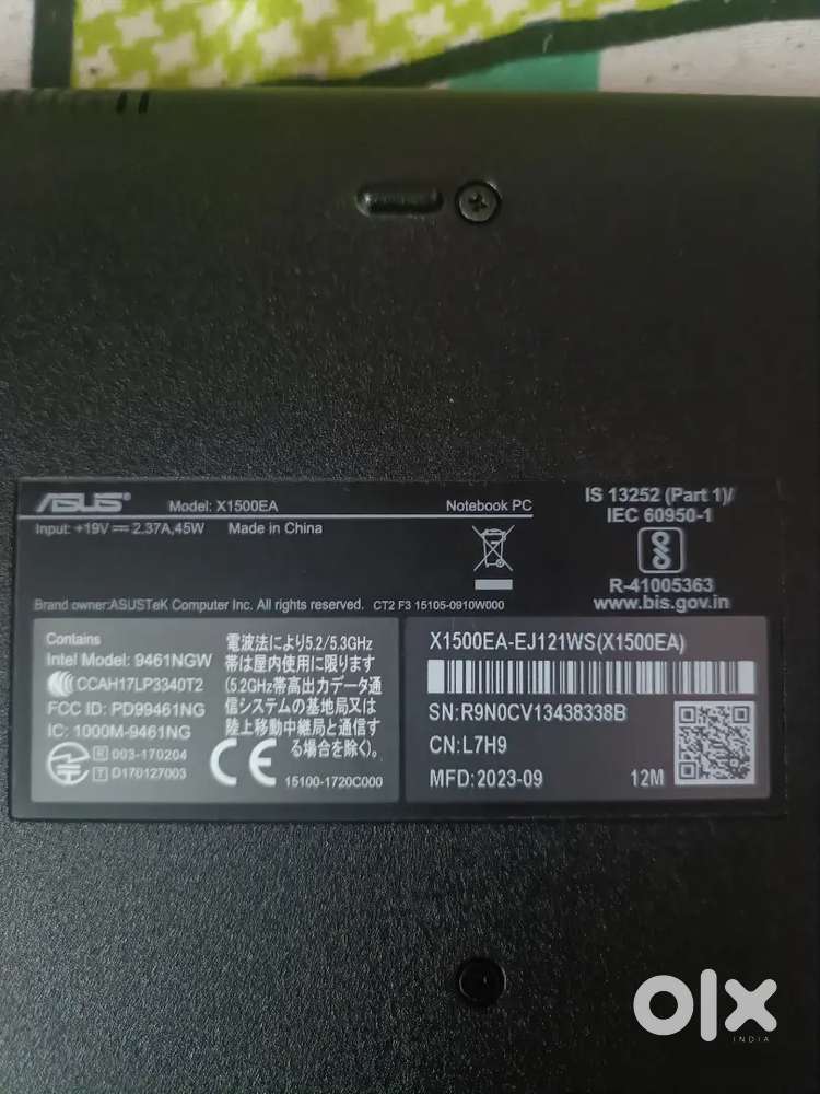 Asus vivobook laptop (processor Intel) (Intel pentium)
