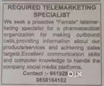 Telemarketing Specialist