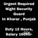 Night Security Guard Job kharar Punjab