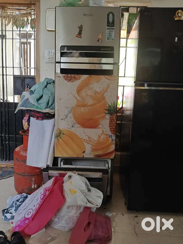 Whirlpool triple door fridge