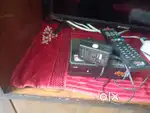 Used dish tv antena and settop box