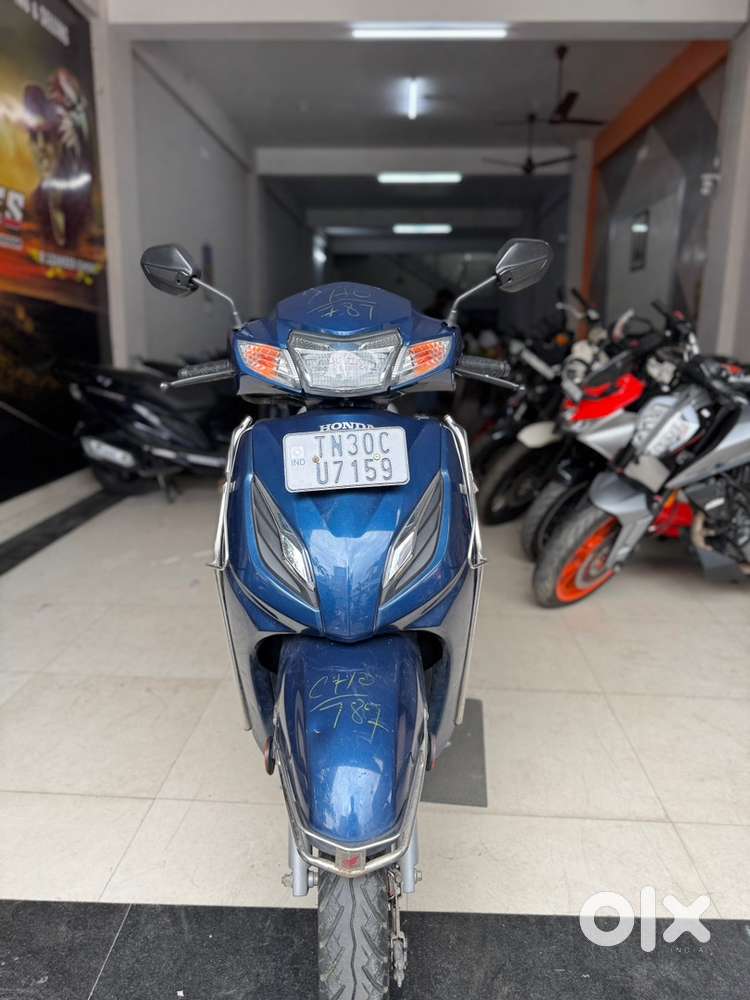 HONDA ACTIVA 6g Blue Smart 2024 Alloy Wheel