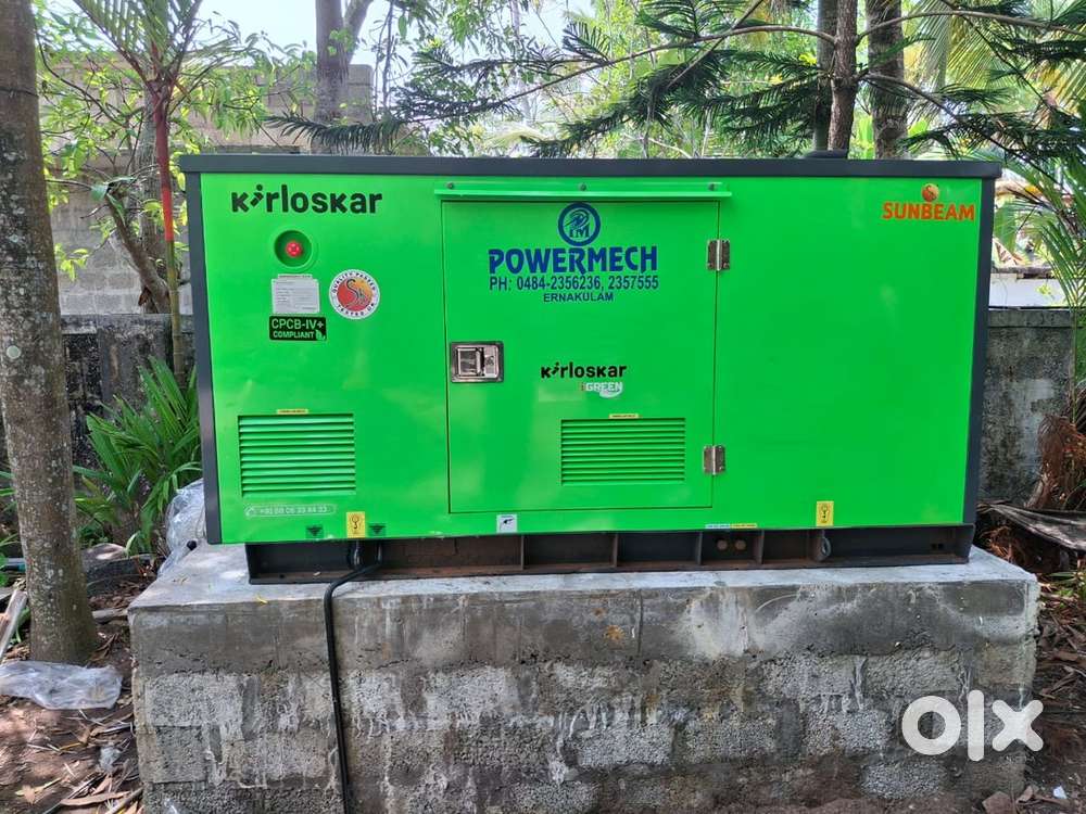 20 KVA KIRLOSKAR GREEN THREE PHASE SILENT DG SET