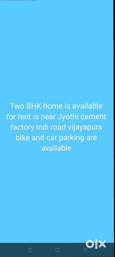 Two BHK house for rent