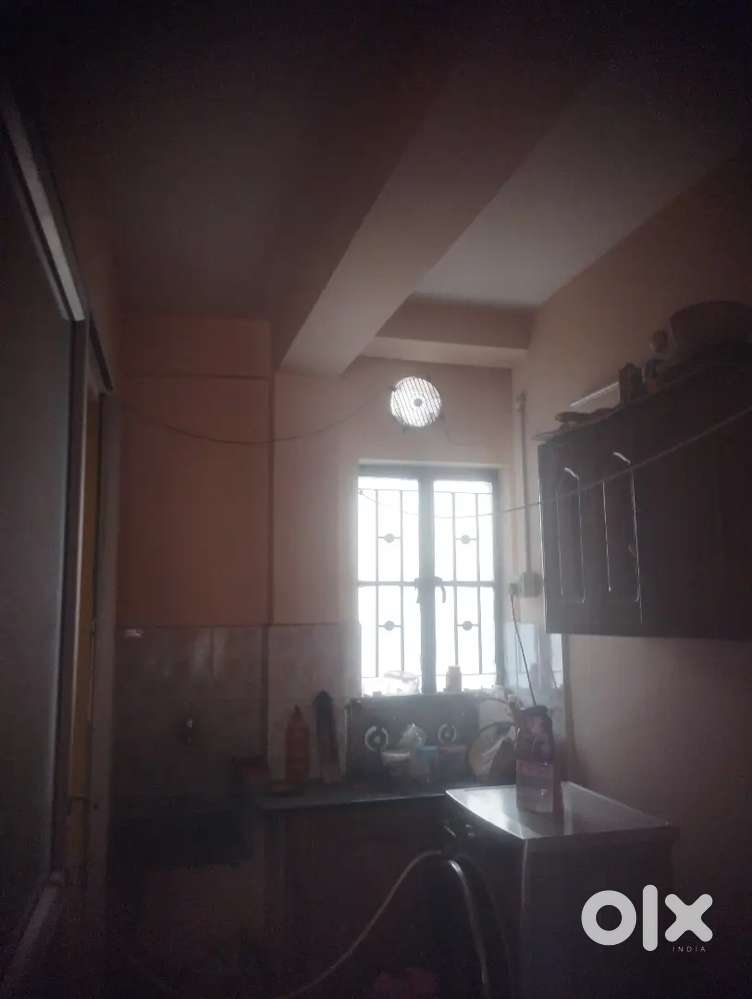 One bedroom 1study, balcony, Open Kitchen, one toilet.