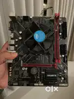 Intel CPU Gigabyte Motherboard and Fan