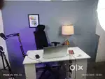 Complete YouTube / Podcast Studio Setup with Lights, Mic Arm & Chair