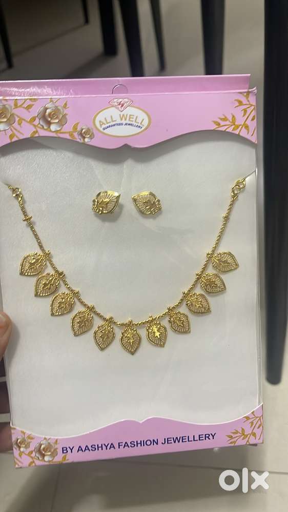 artificial gold neckless set