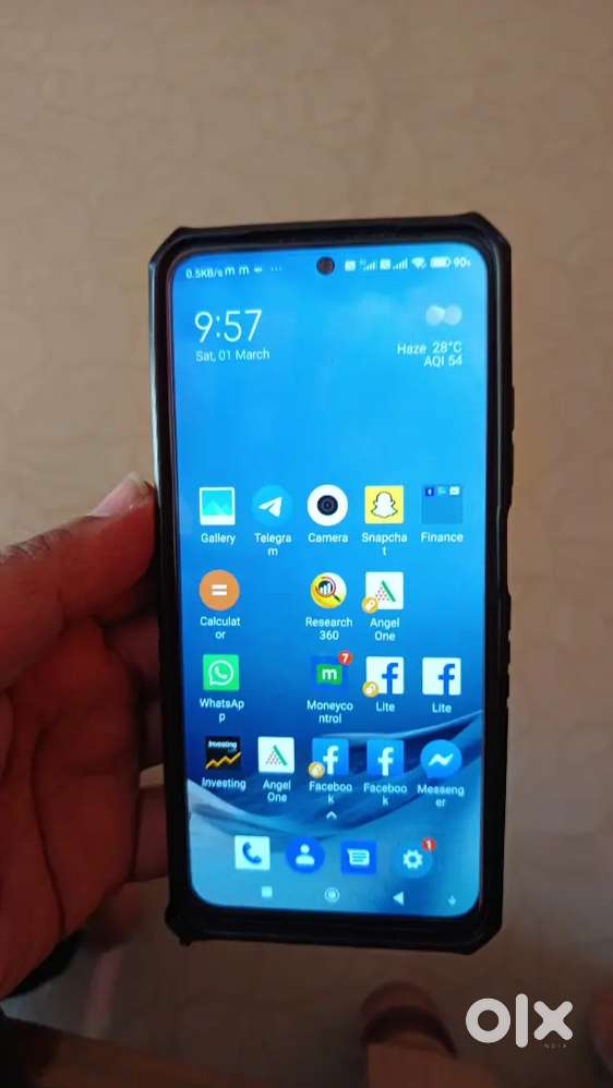 Poco m4 pro 4g phone. 6 gb 64 gb with 64 gb memory card and  cover