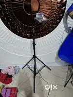 Less used stand with light