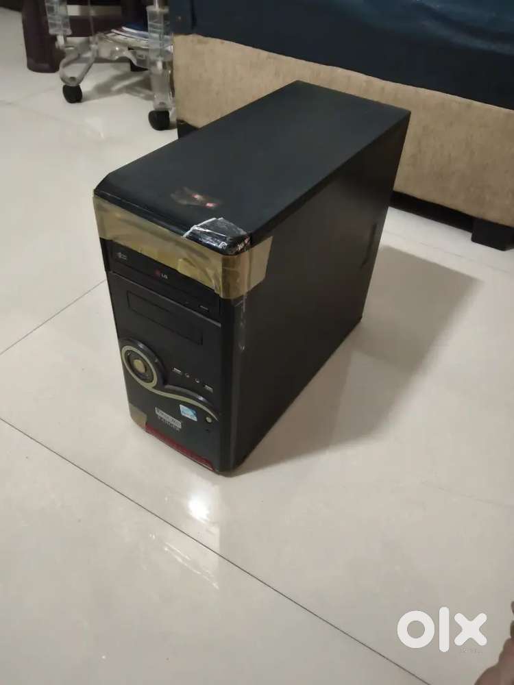 CPU cabinet with motherboard