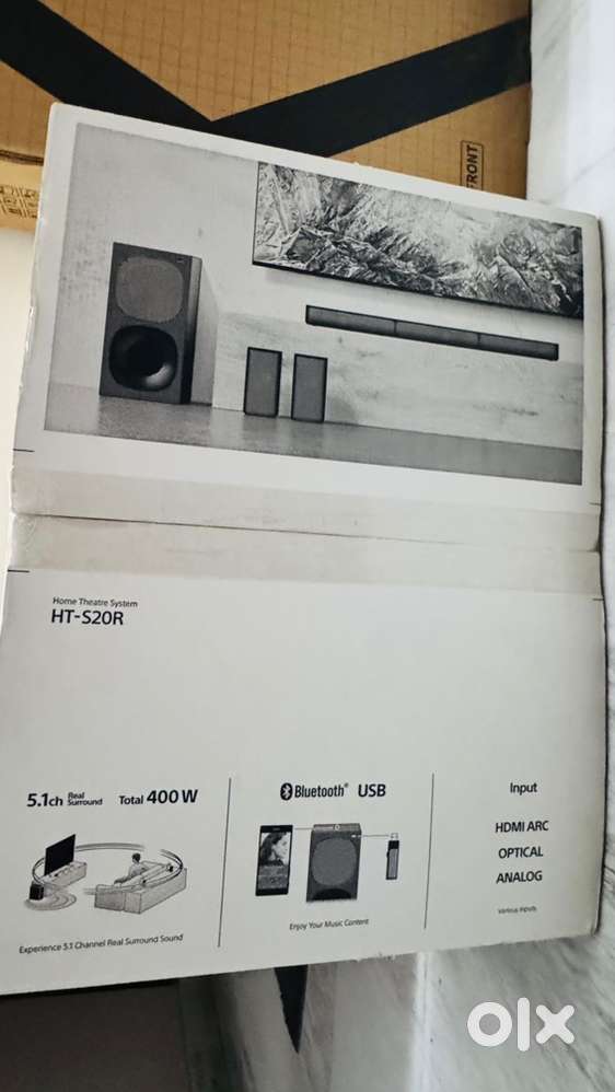 SONY 5.1ch Home Cinema Soundbar System  HT-S20R