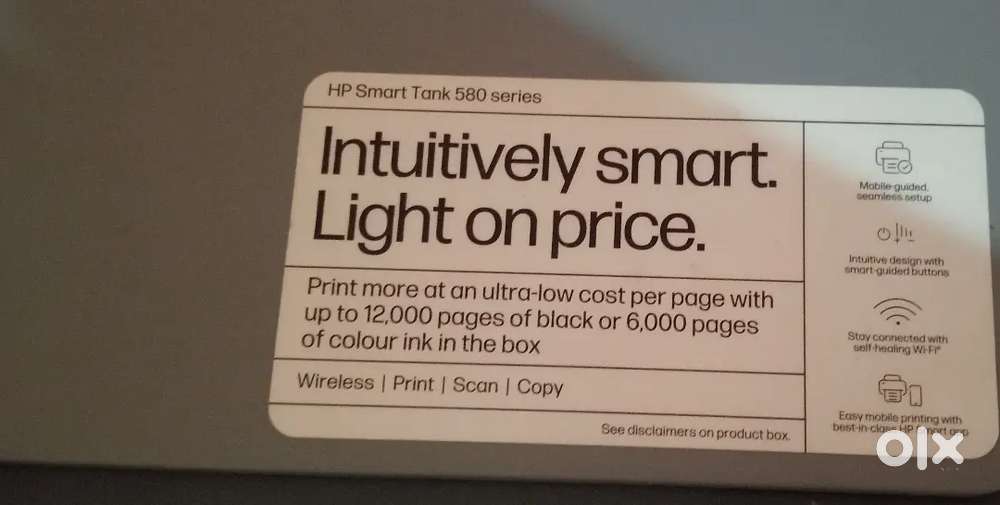 HP Smart Tank 580 series