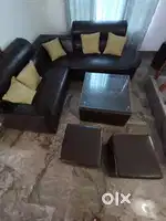 Sofa set including table and side tools