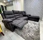 Recliner' lounger model sofa set in starf furnituren