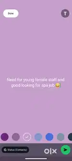 Need for good looking girl for spa job