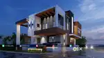 4bhk banglow tipe duplax 5a corner plot  luxury prime location road t