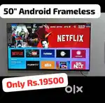 50 INCH SMART ANDROID FRAME LESS UHD LED TV BRAND NEW MODEL BOX PACK