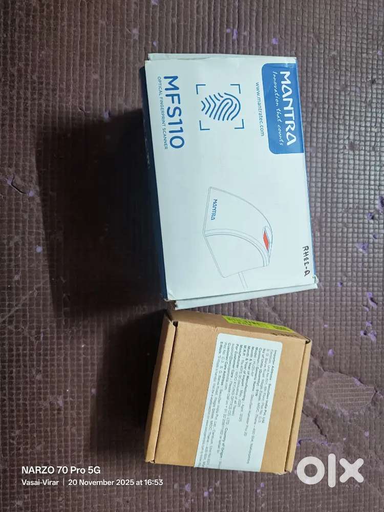 Mantra and Secugen Fingerprint Scanner Device