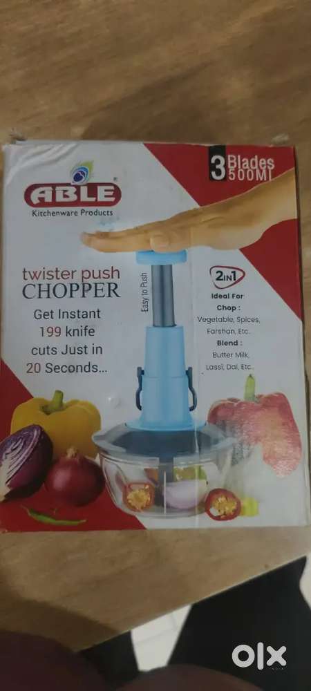 Twisted push chopper