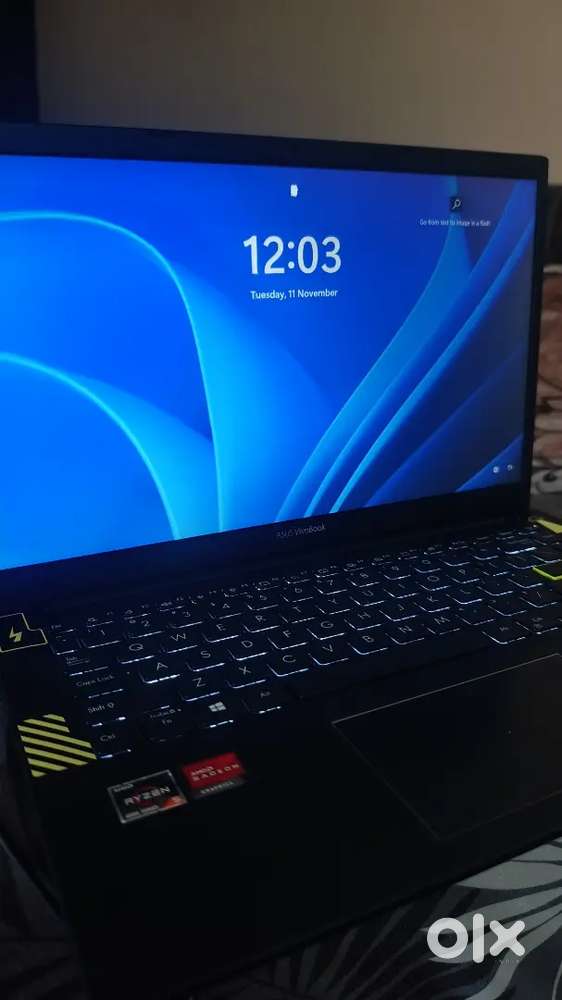 ASUS VivoBook 14 Ryzen 5  8GB RAM  512GB SSD  Like New  ₹36,500