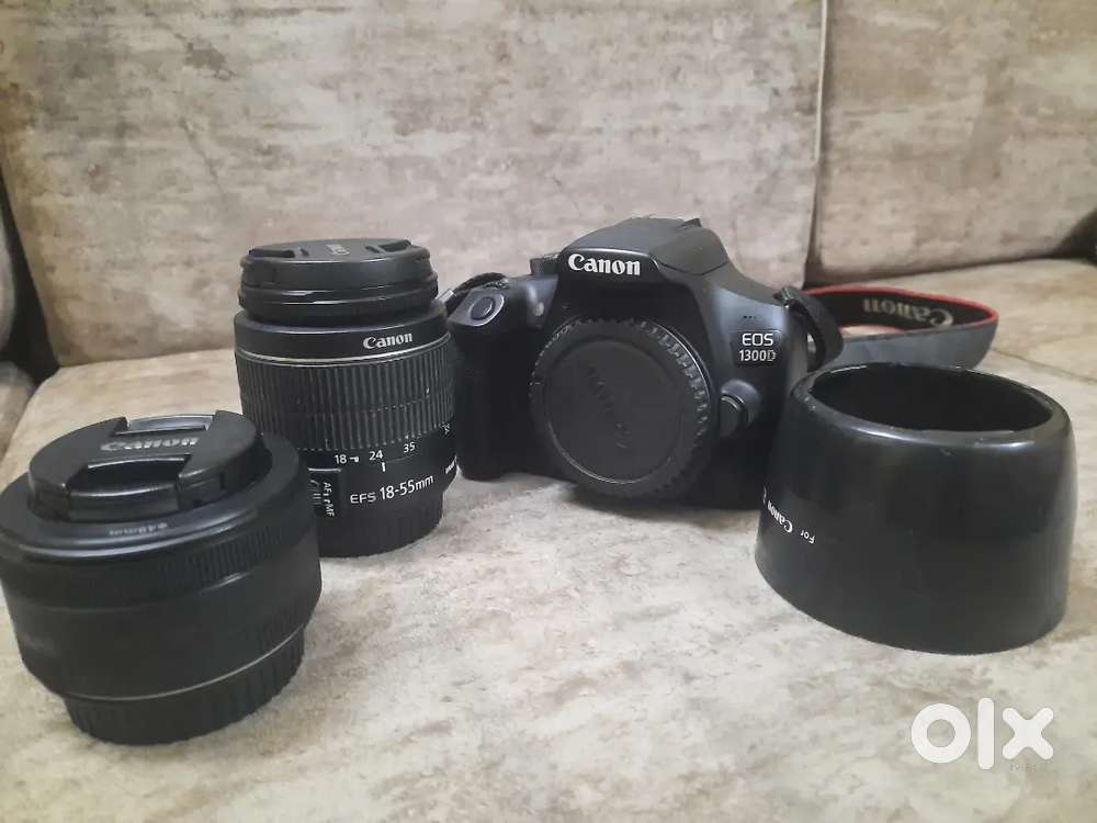 Canon EOS 1300D DSLR with 18-55mm Kit Lens+50mm Portrait Lens